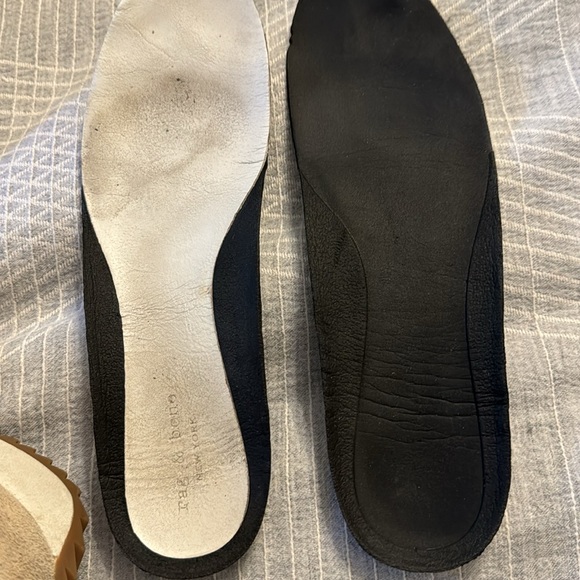 RAG & BONE Women’s Retro Runner Sneakers Tan Oyster Grey Size 37/ 7 US - Picture 6 of 12